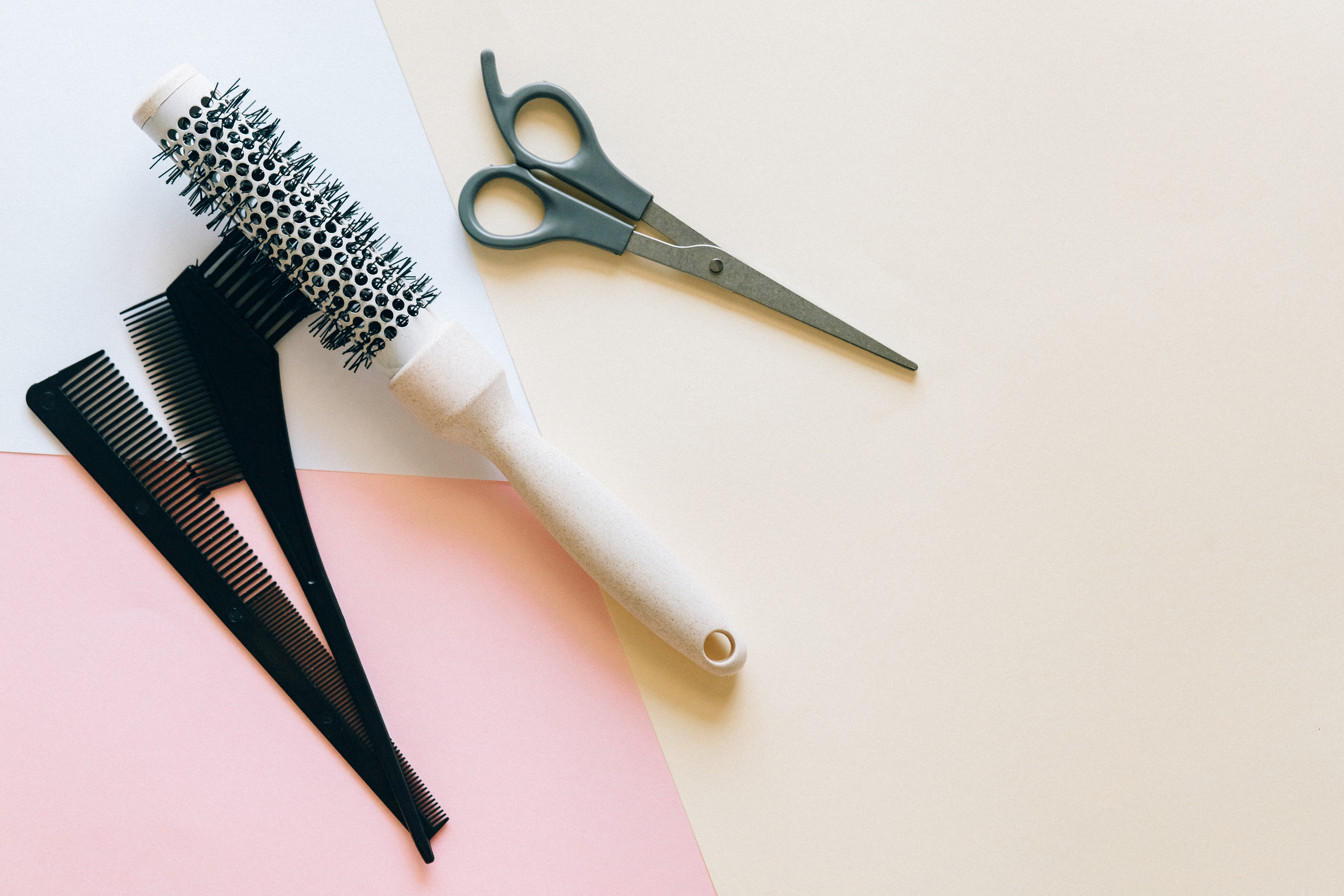 Scissors Beside Hair Combs